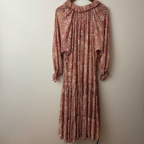 Free People Feeling Groovy Maxi Dress in Red Size S - Picture 5 of 6